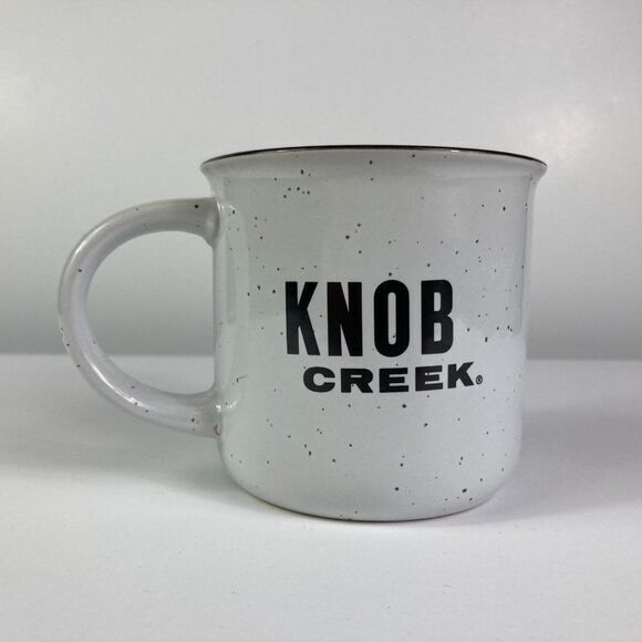 Knob Creek Bourbon Mug Work Hard Drink Whiskey Ceramic Coffee Cup Barware Gift - Picture 4 of 9